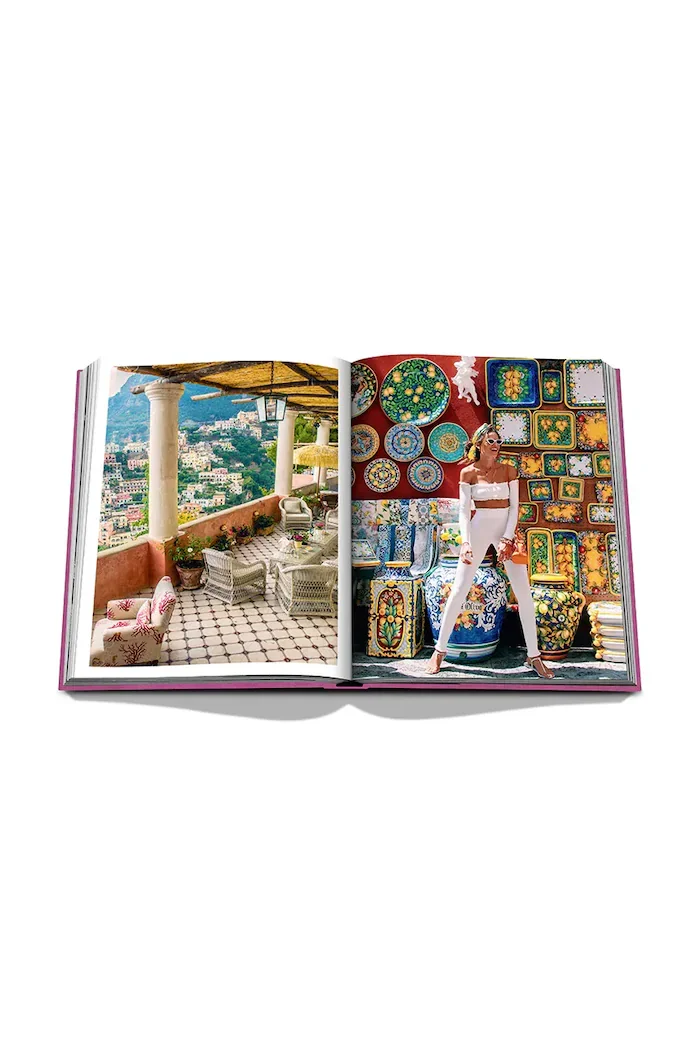 assouline Книга Amalfi Coast by Carlos Souza and Charlene Shorto English в лилаво