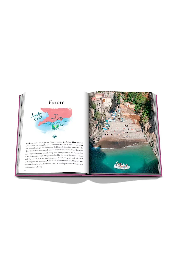 assouline Книга Amalfi Coast by Carlos Souza and Charlene Shorto English в лилаво