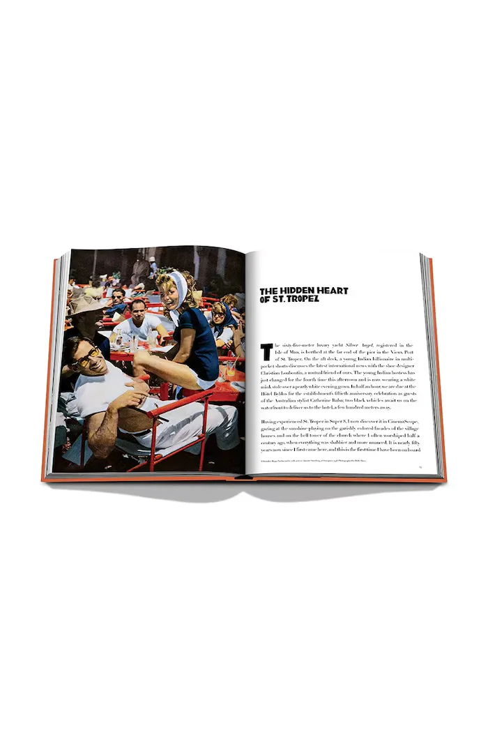 assouline Книга St. Tropez Soleil by Simon Liberati English в синьо