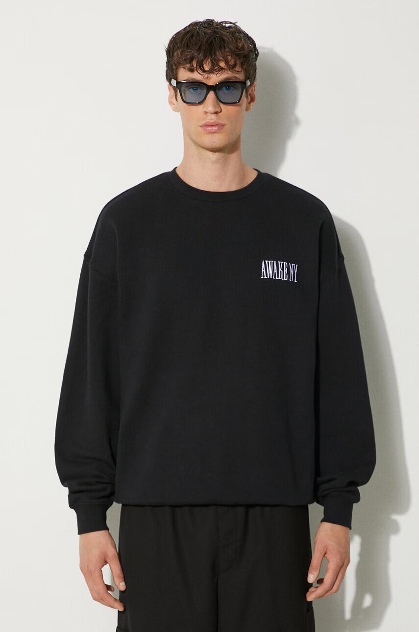 Awake NY Памучен суичър Awake Crewneck