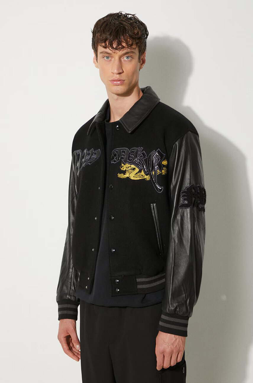 Awake NY Вълнено яке Varsity Jacket