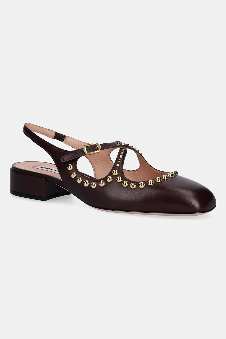 Bally Кожени обувки с дебел ток