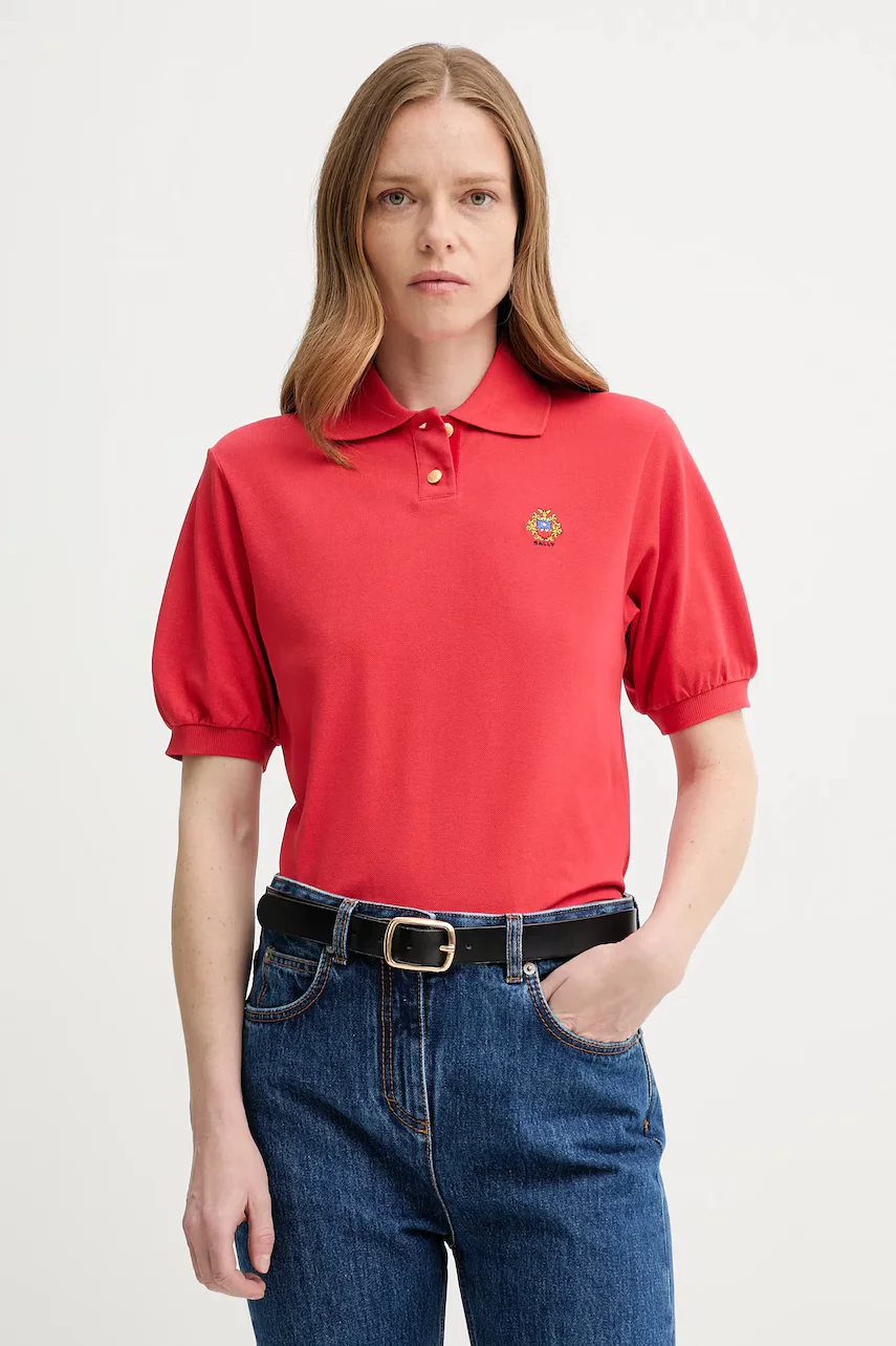 Bally Памучна тениска с яка