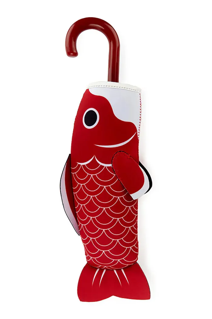 Balvi Автоматичен чадър Koi Fish 31 x 115 x 6 cm в червено