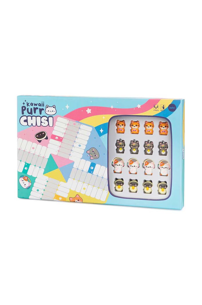 Balvi Настолна игра - "не се сърди човече" Kawaii Purrchisi