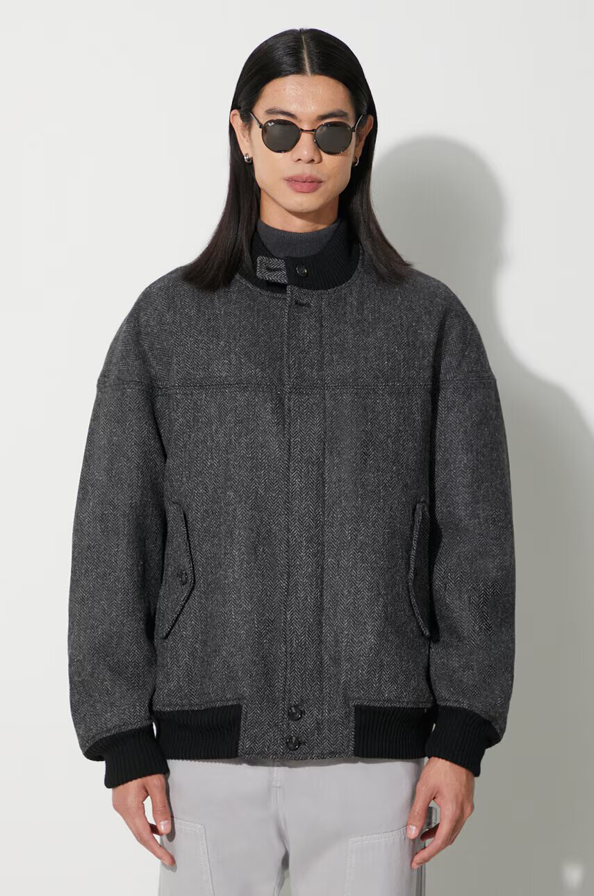 Baracuta Вълнено яке бомбър Herringbone Derby Jacket
