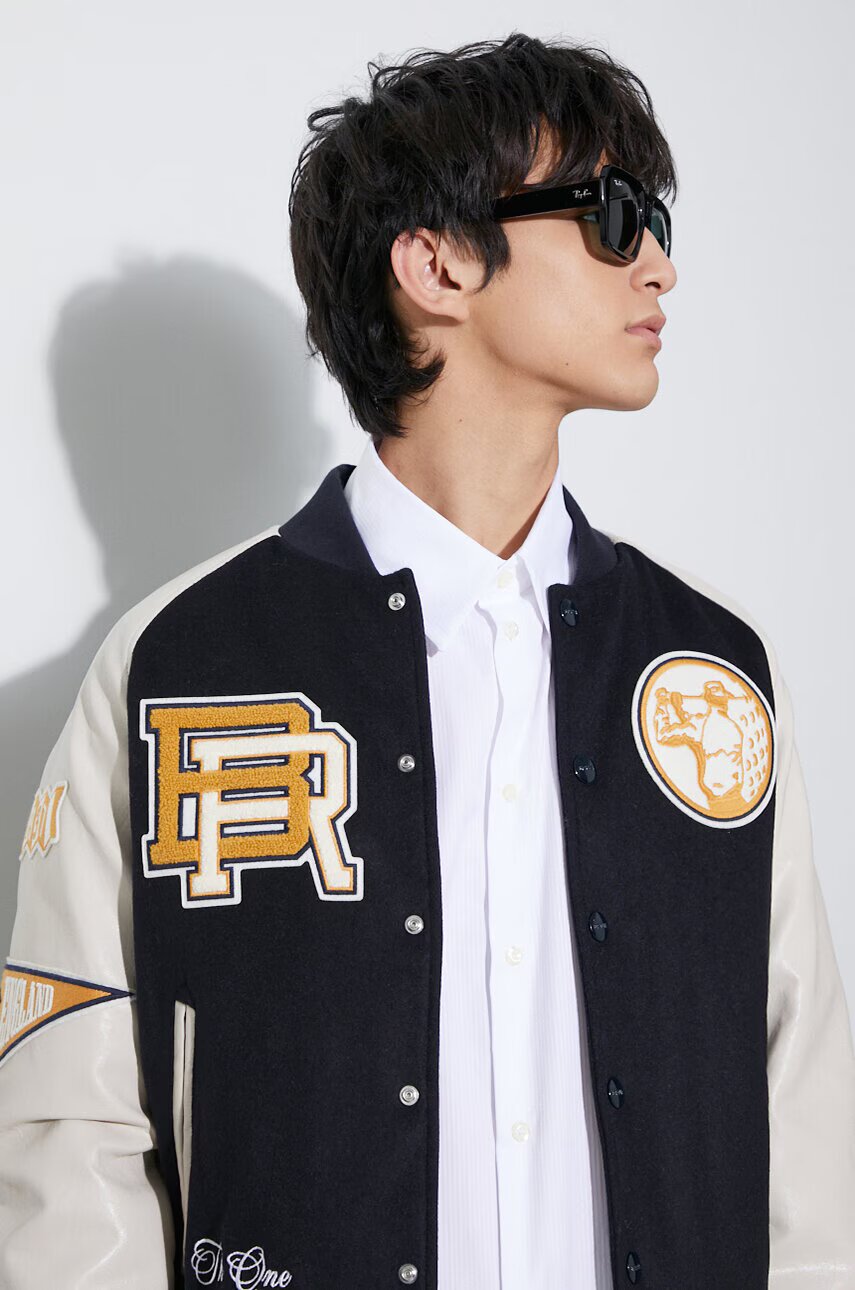 Baracuta Яке бомбър с вълна Varsity Bomber