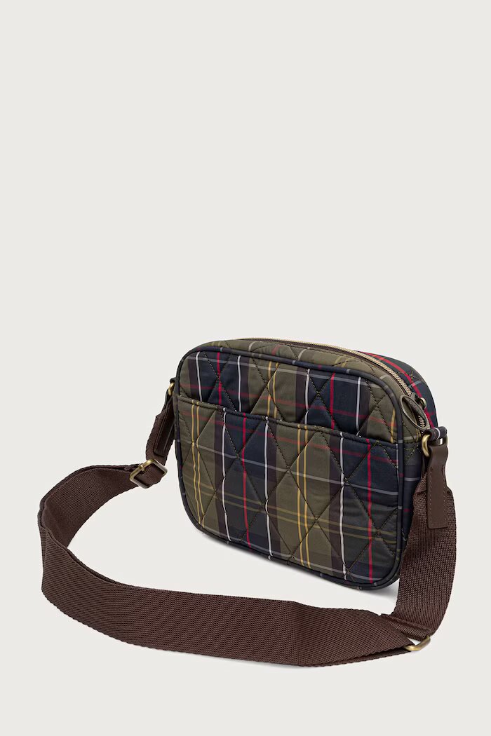 Barbour чанта crossbody дамска зелена LBA0432