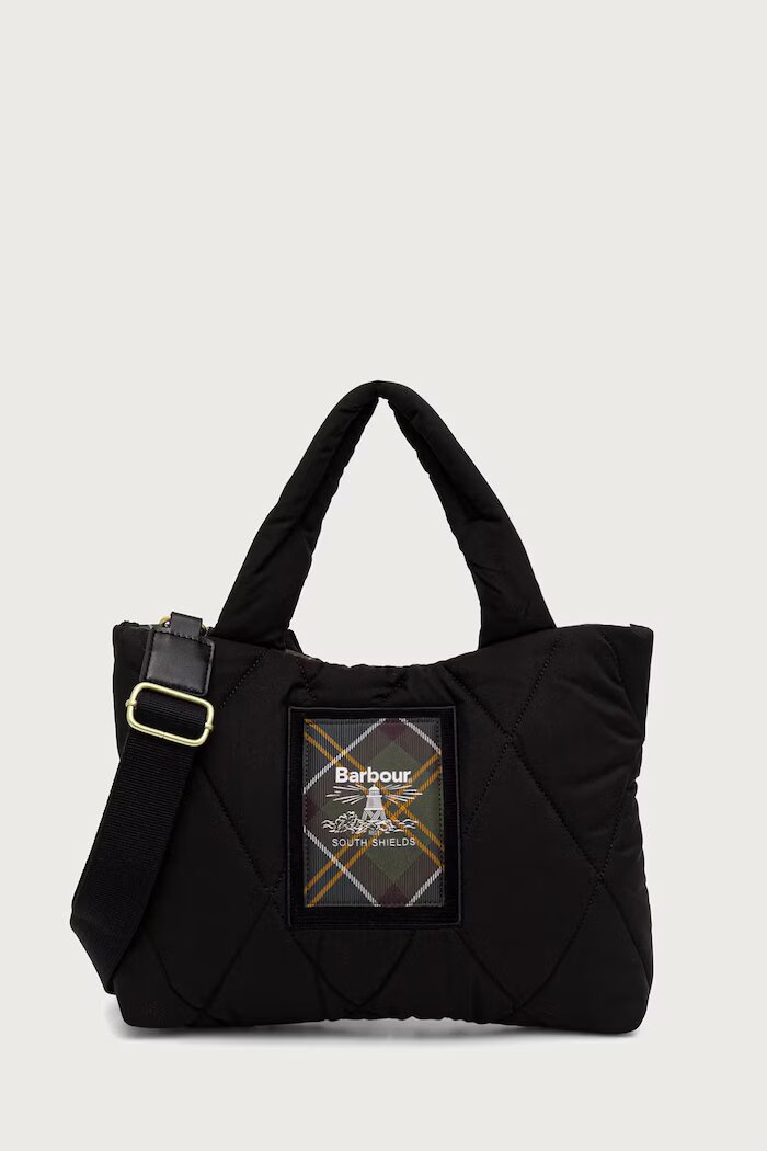 Barbour чанта tote дамска черна LBA0551