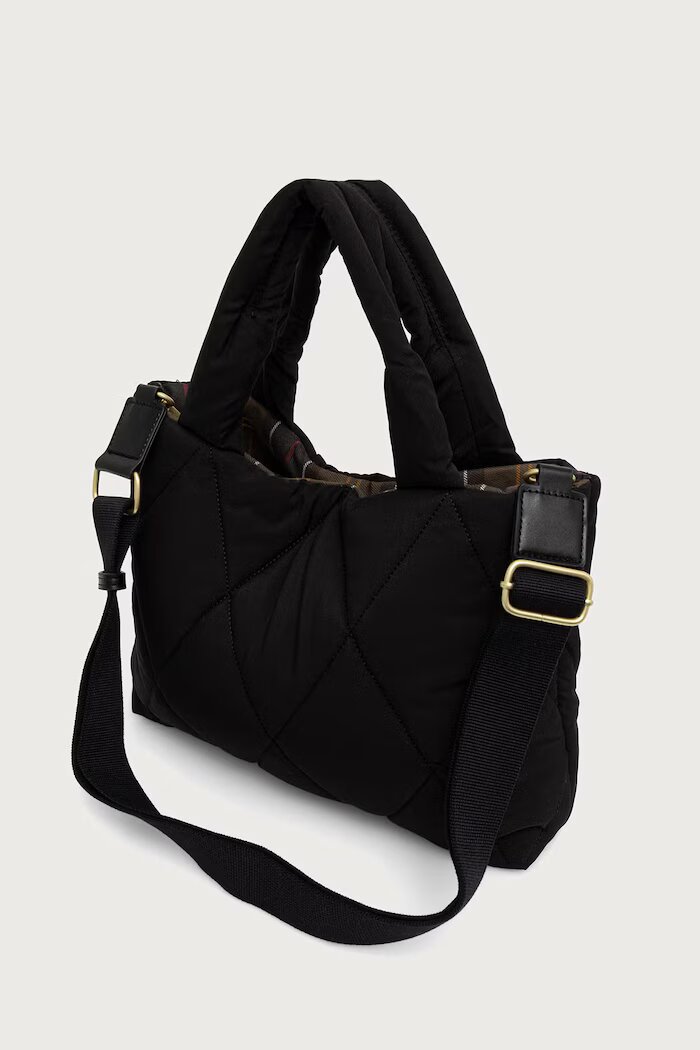 Barbour чанта tote дамска черна LBA0551