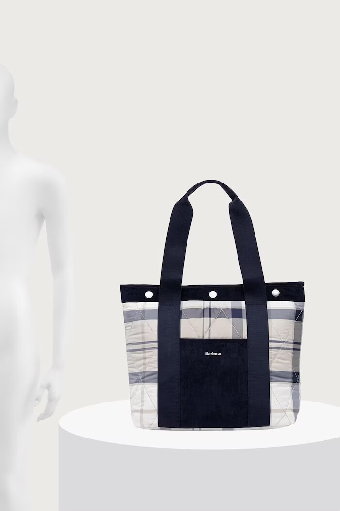 Barbour чанта tote дамска Healy тъмносиня LBA0433