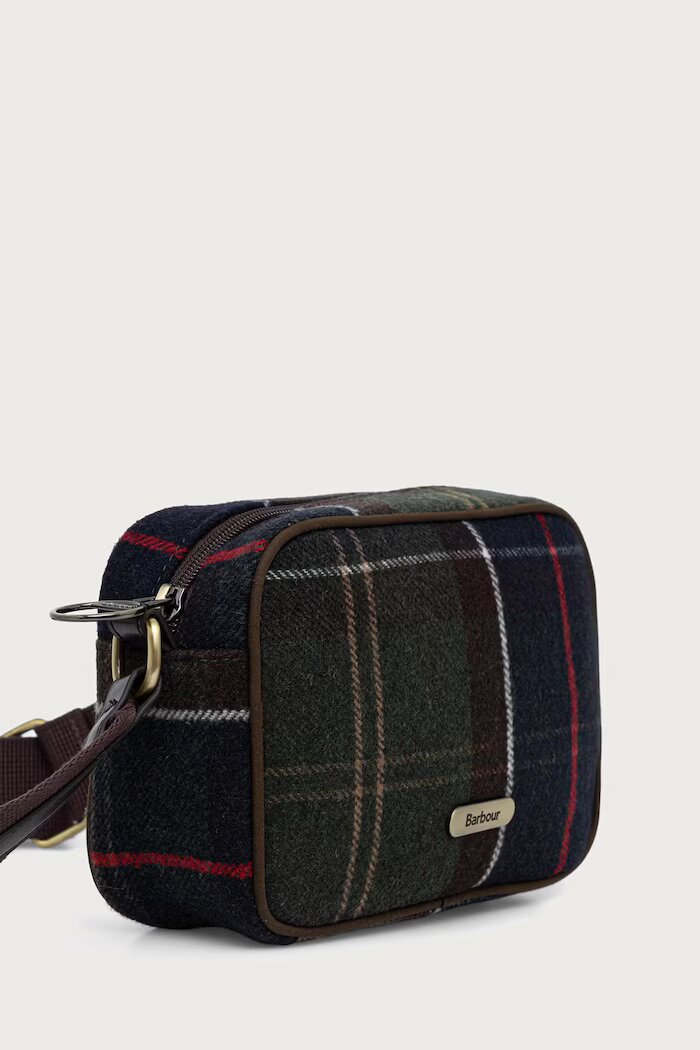 Barbour чанта за кръста дамска с вълна зелена LBA0543