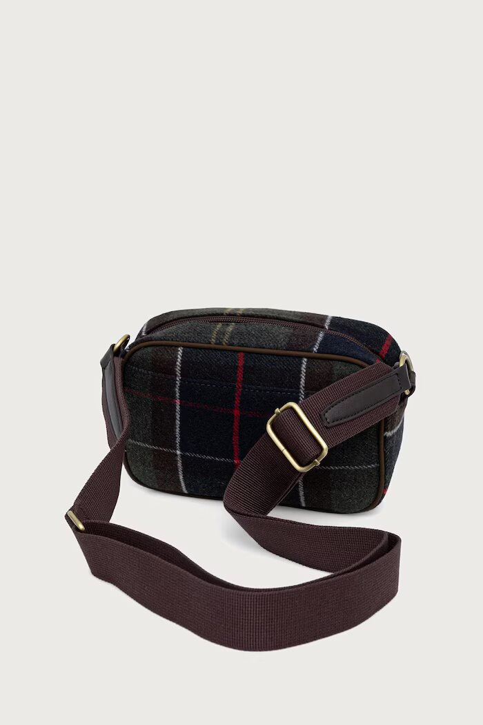 Barbour чанта за кръста дамска с вълна зелена LBA0543
