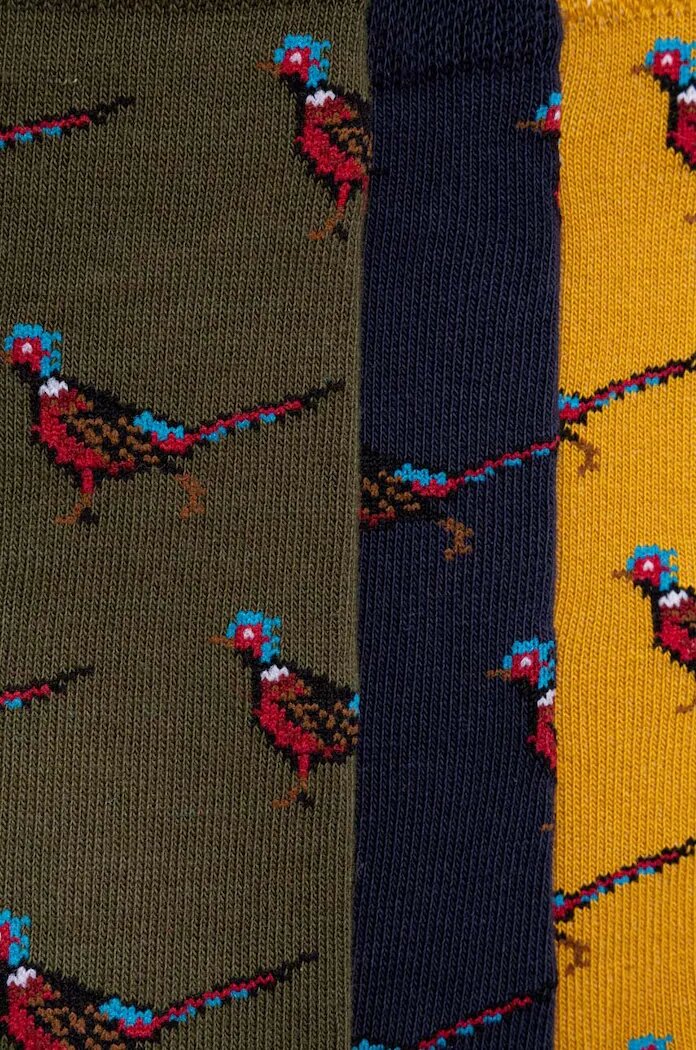 Barbour чорапи мъжки 3 броя многоцветни MGS0033