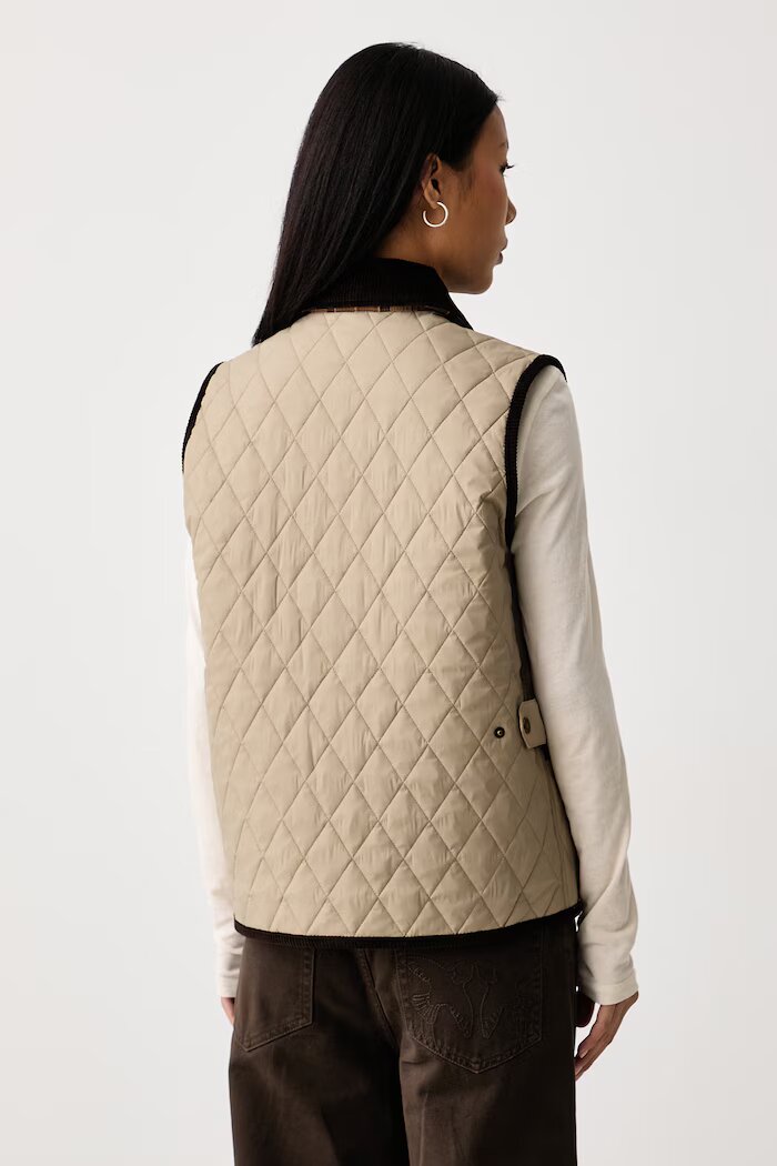 Barbour елек дамски Darwen бежов LGI0229