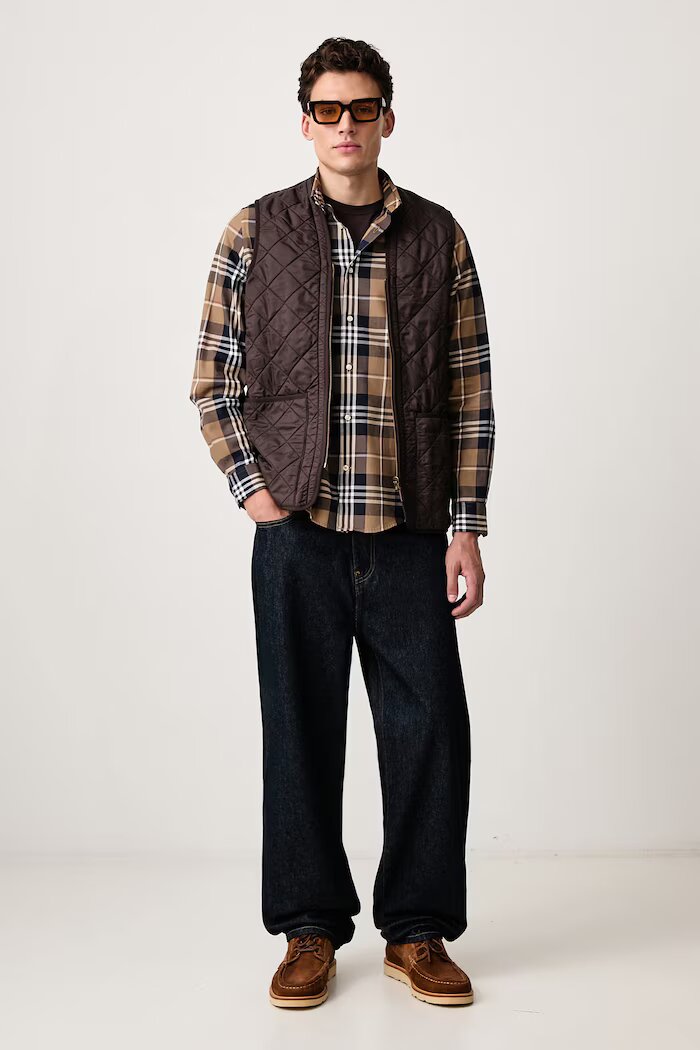 Barbour елек мъжки Polarquilt Waistcoat/Zip-In Liner кафяв MLI0002