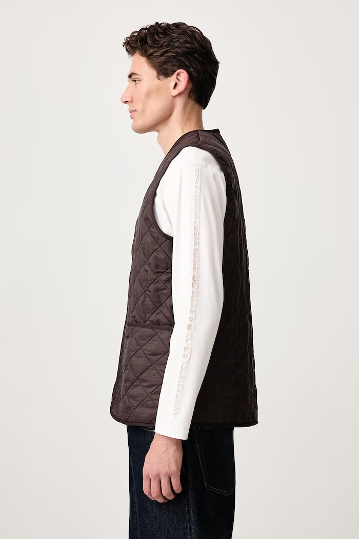 Barbour елек мъжки Polarquilt Waistcoat/Zip-In Liner кафяв MLI0002