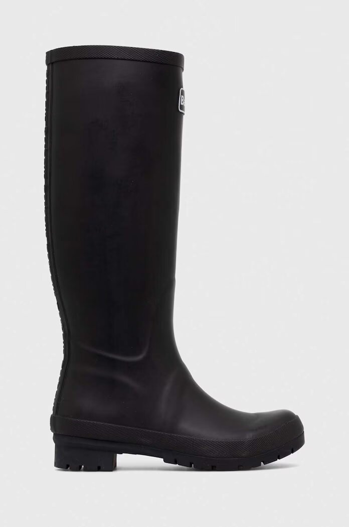 Barbour Гумени ботуши Abbey в черно LRF0083BK11
