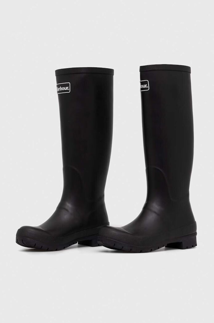 Barbour Гумени ботуши Abbey в черно LRF0083BK11