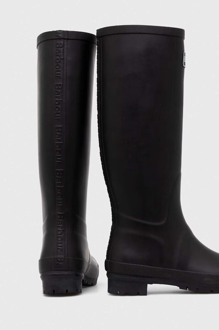 Barbour Гумени ботуши Abbey в черно LRF0083BK11