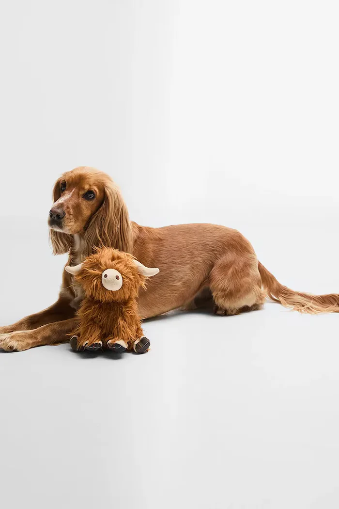 Barbour Играчка за куче Highland Cow Dog Toy 23 cm мнгооцветна