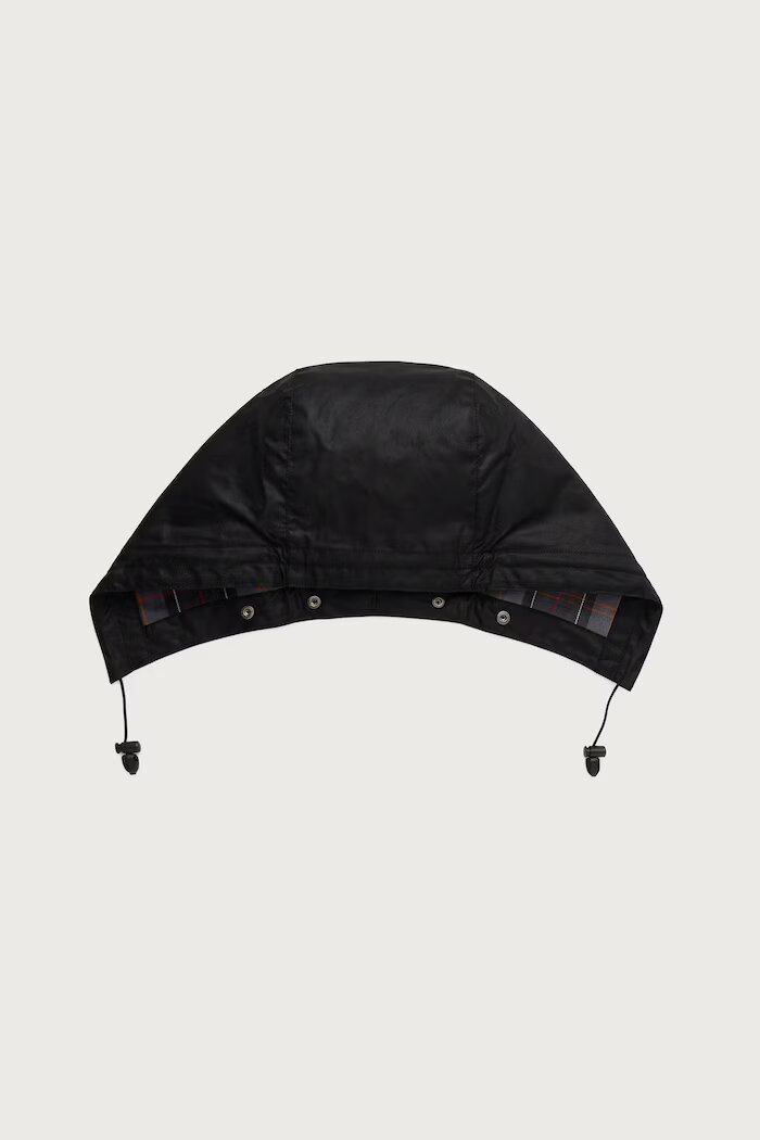Barbour качулка мъжка от памук черна MHO0004