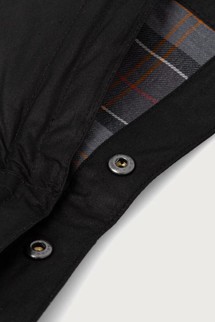 Barbour качулка мъжка от памук черна MHO0004