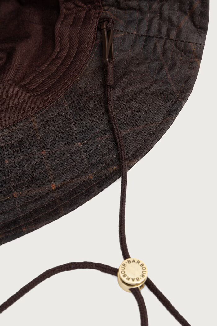 Barbour капела дамска от памук зелена LHA0657