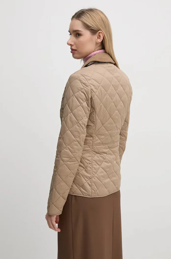 Barbour капитонирано яке дамско Deveron Quilt бежово LQU1012