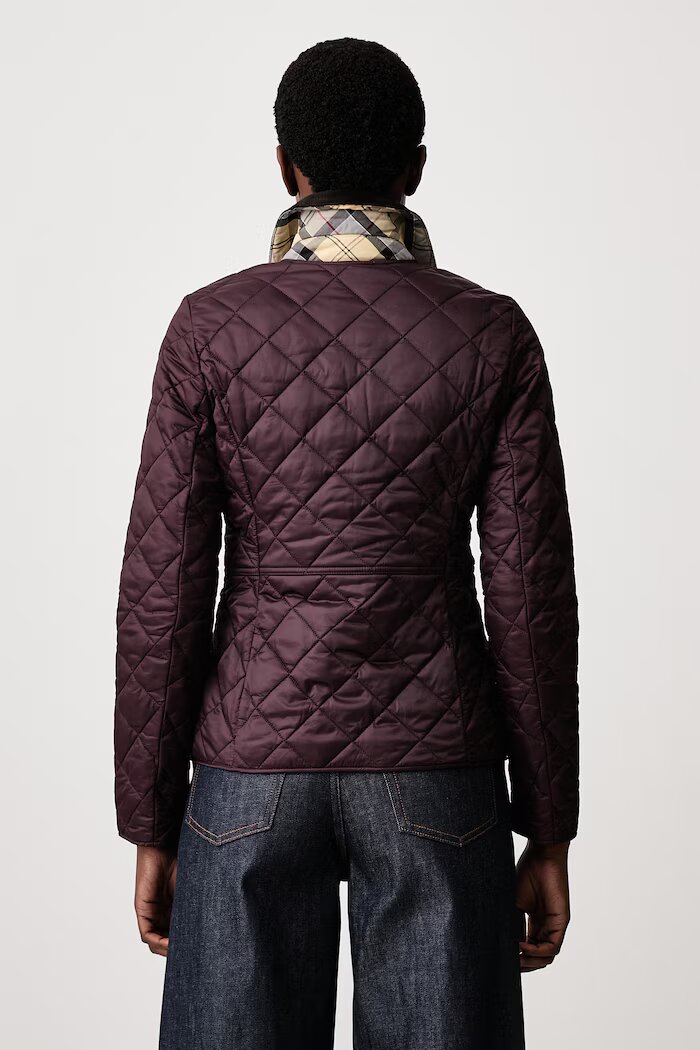 Barbour капитонирано яке дамско Deveron Quilt бордо LQU1012