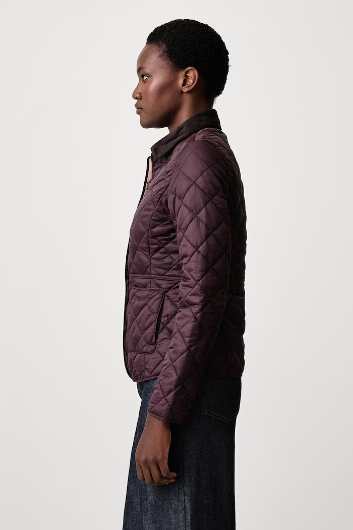Barbour капитонирано яке дамско Deveron Quilt бордо LQU1012