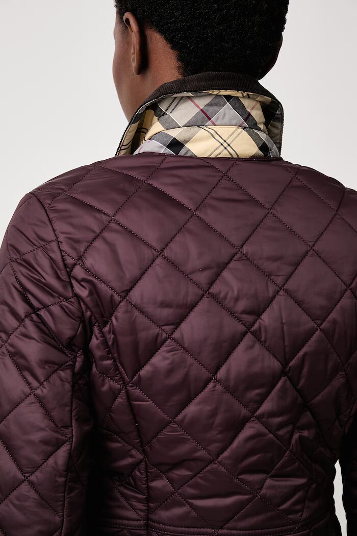 Barbour капитонирано яке дамско Deveron Quilt бордо LQU1012