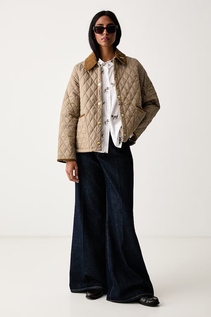 Barbour капитонирано яке дамско Liddesdale бежово LQU1851