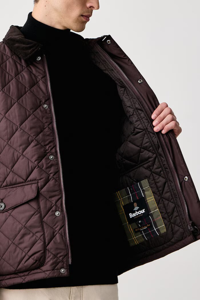Barbour капитонирано яке мъжко Hornby кафяво MQU1808