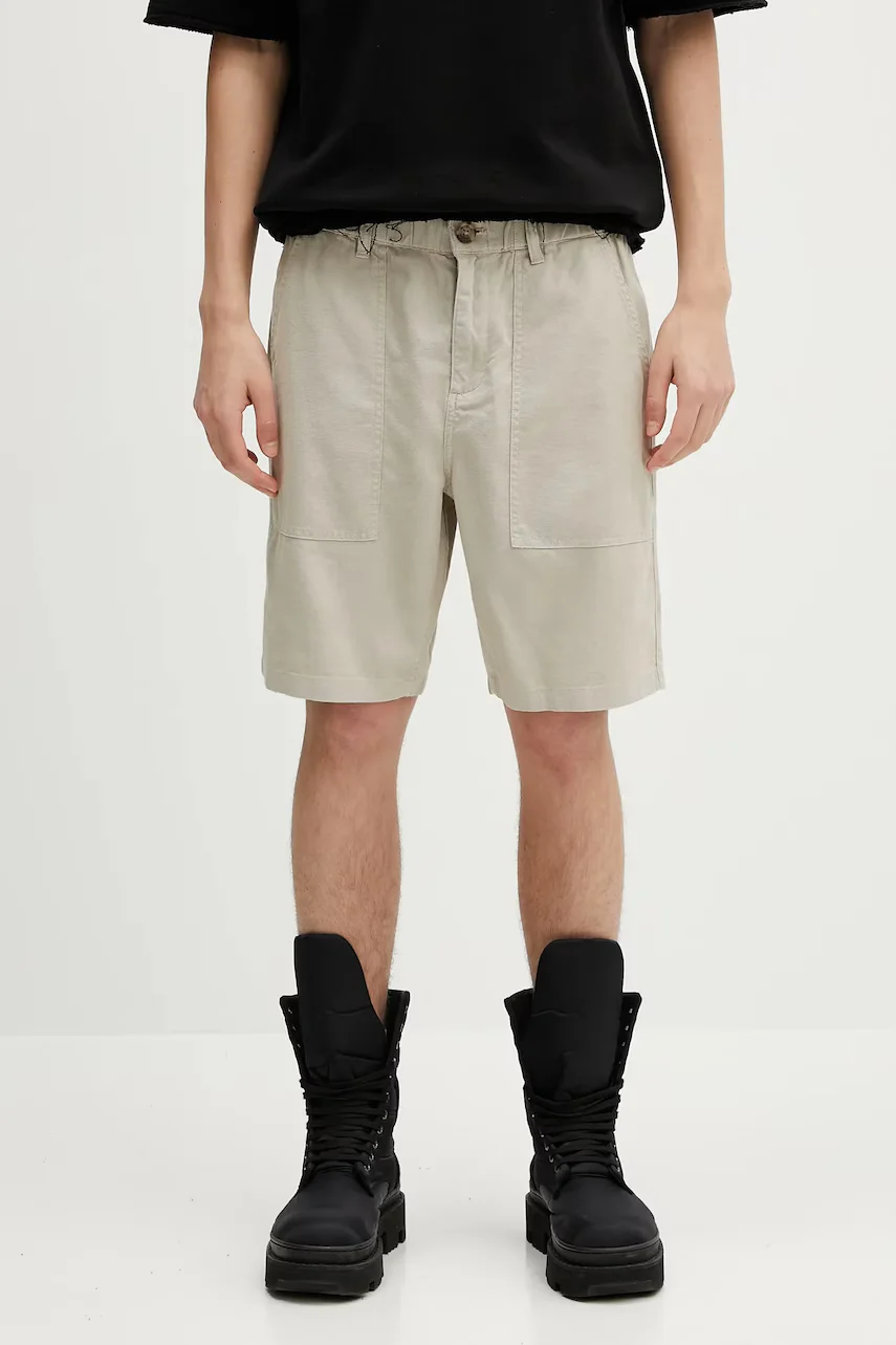 Barbour Къс панталон Natural Linen Blend Short