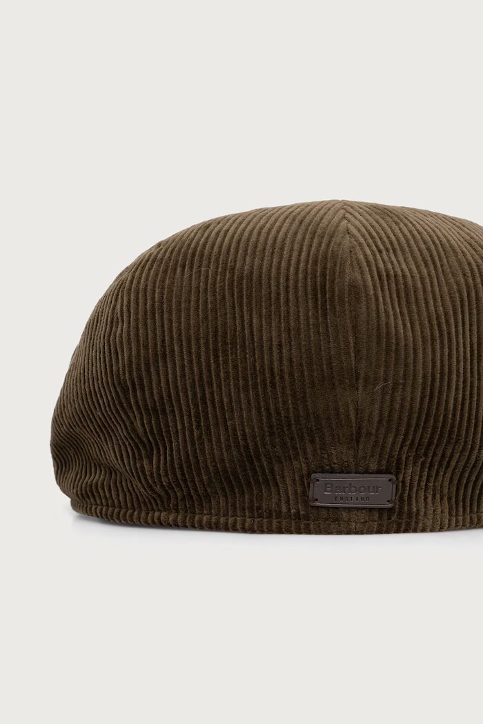 Barbour каскет мъжки от джинсова материя зелен MHA0978