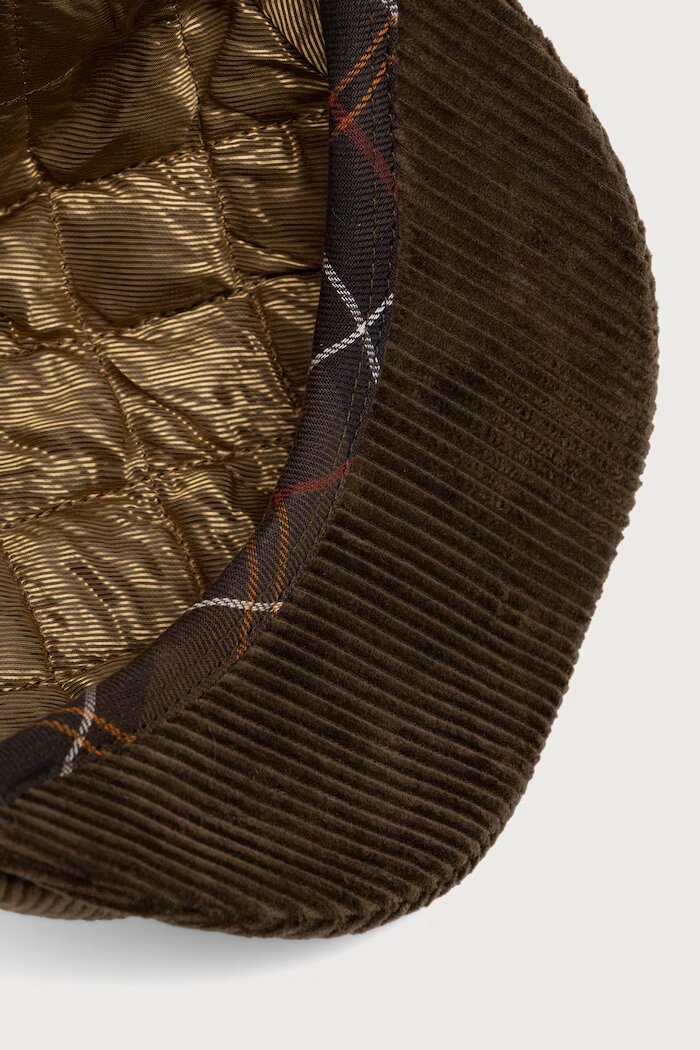 Barbour каскет мъжки от джинсова материя зелен MHA0978