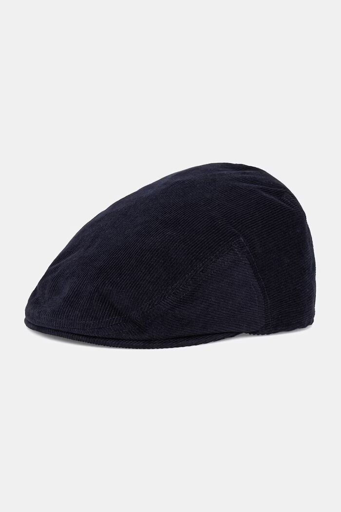 Barbour каскет мъжки от кадифе Bayfield тъмносин MHA0950