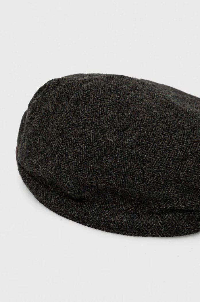 Barbour каскет мъжки от вълнена материя зелен MHA0483