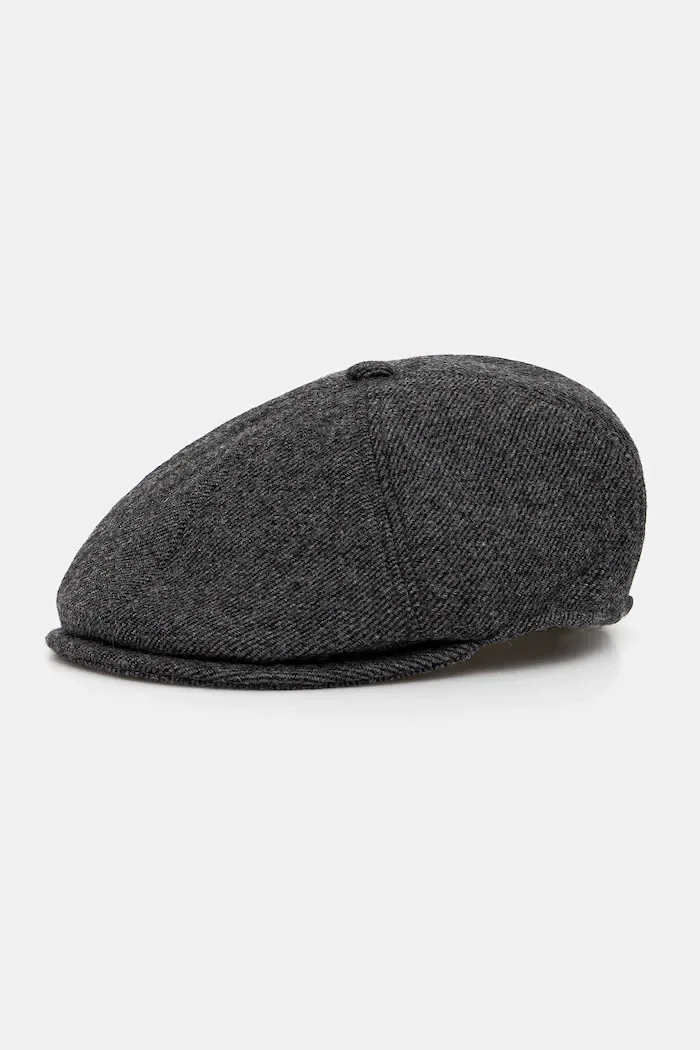Barbour каскет мъжки с вълна сив MHA0708