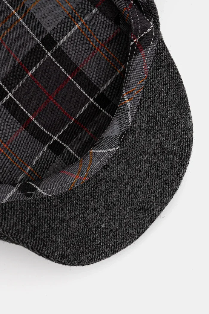 Barbour каскет мъжки с вълна сив MHA0708
