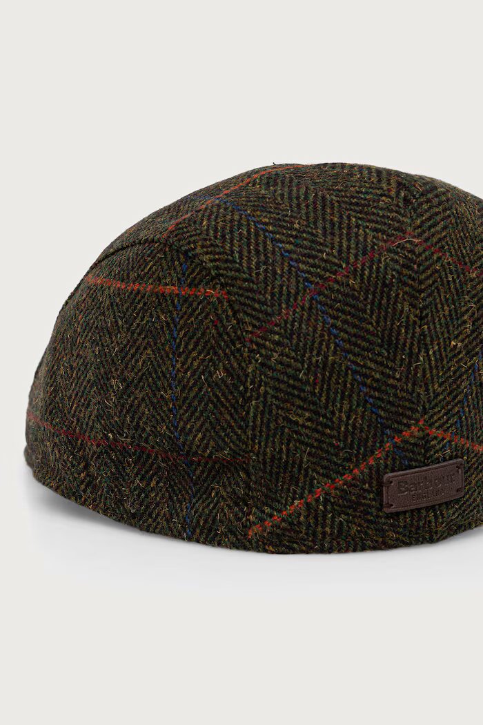 Barbour каскет мъжки с вълна зелен MHA0640