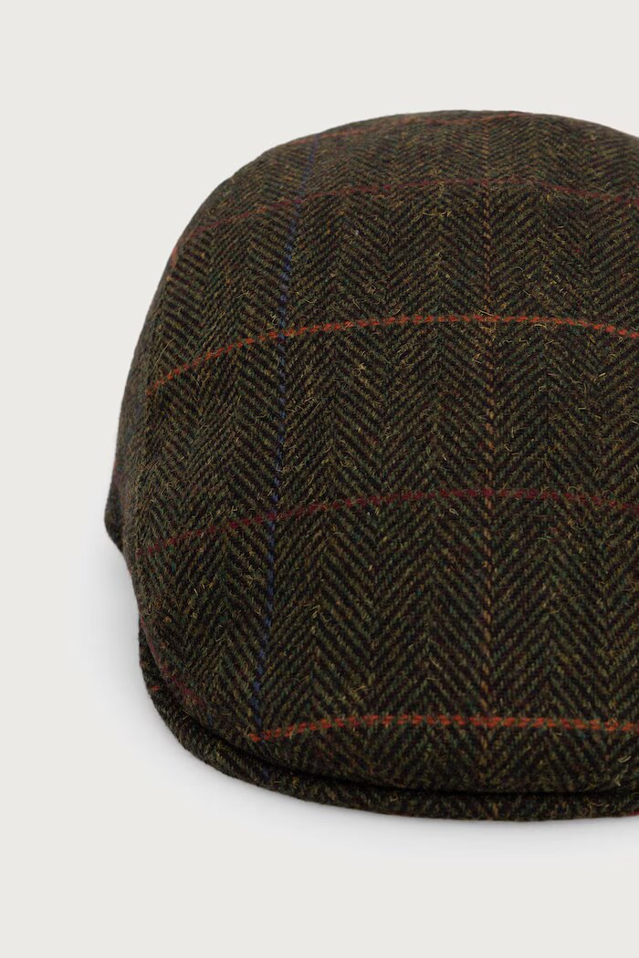 Barbour каскет мъжки с вълна зелен MHA0640