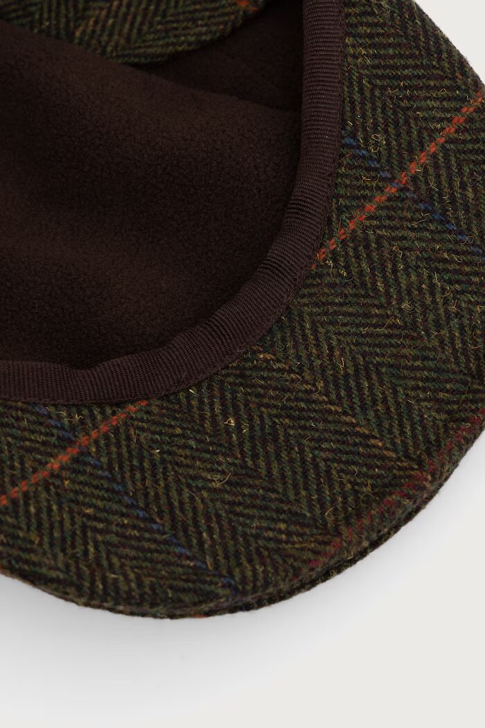 Barbour каскет мъжки с вълна зелен MHA0640