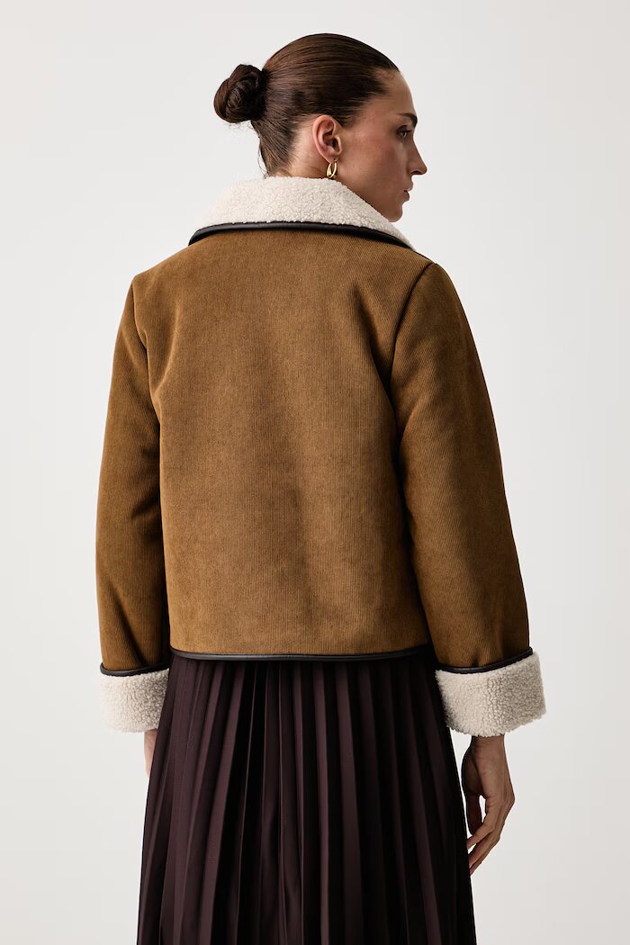 Barbour късо яке дамско от джинс Penny бежово LCA0423