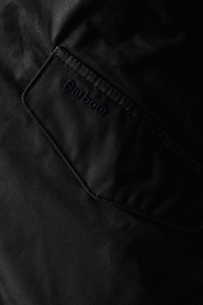 Barbour късо яке мъжко от памук тъмносиньо MWX2581