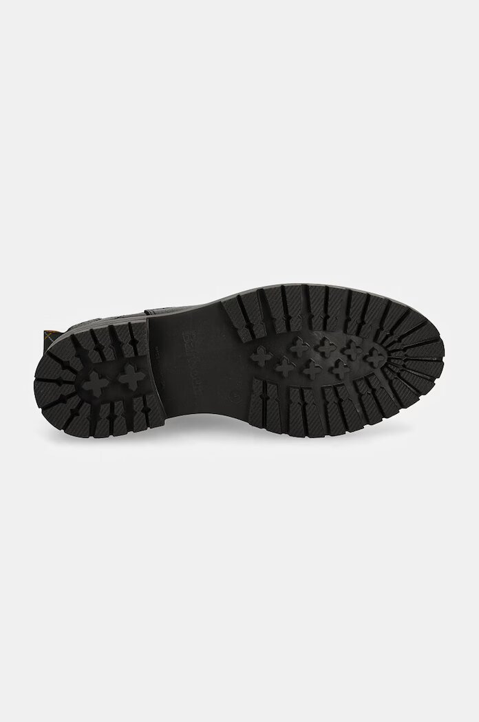 Barbour Кожени боти челси Evie в черно с платформа LFO0575BK52