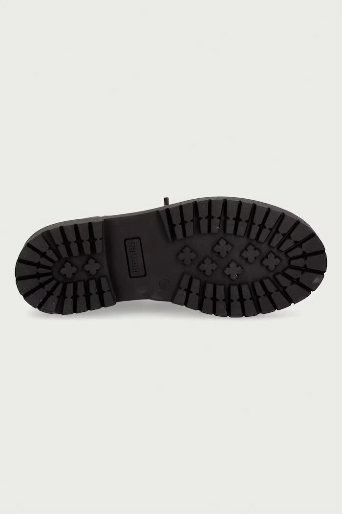 Barbour мокасини дамски от кожа Darras кафяви LFO0798BR74