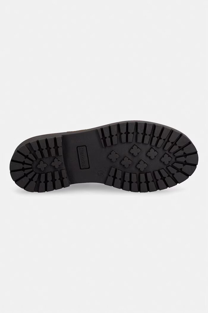 Barbour мокасини дамски от кожа Darras кафяви LFO0798BR94