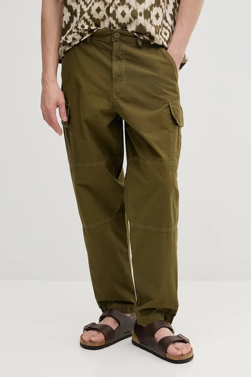 Barbour Памучен панталон Relaxed Fit Cargo